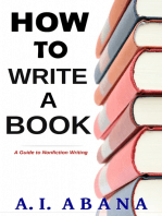 How to Write a Book: A Guide to Nonfiction Writing