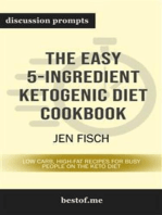 Summary: "The Easy 5-Ingredient Ketogenic Diet Cookbook: Low-Carb, High-Fat Recipes for Busy People on the Keto Diet" by Jen Fisch | Discussion Prompts