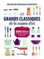 LES GRANDS CLASSIQUES DE LA CUISINE D'ICI