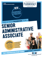 Senior Administrative Associate: Passbooks Study Guide