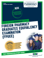 FOREIGN PHARMACY GRADUATES EQUIVALENCY EXAMINATION (FPGEE): Passbooks Study Guide