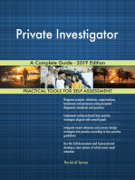 Private Investigator A Complete Guide - 2019 Edition