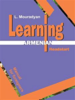 Learning Armenian: Headstart. Manual for Foreigners