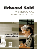 Edward Said: The Legacy of a Public Intellectual