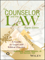 The Counselor and the Law: A Guide to Legal and Ethical Practice