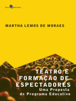 Teatro e Formação de Espectadores: Uma Proposta de Programa Educativo