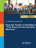 A Study Guide (New Edition) for Samuel Taylor Coleridge's "The Rime of the Ancient Mariner"