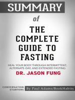 Summary of The Complete Guide to Fasting: Heal Your Body Through Intermittent, Alternate-Day, and Extended | Conversation Starters