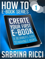 How to Create Your First Ebook