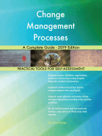 Change Management Processes A Complete Guide - 2019 Edition