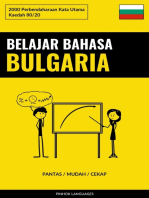 Belajar Bahasa Bulgaria - Pantas / Mudah / Cekap: 2000 Perbendaharaan Kata Utama