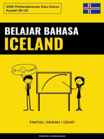 Belajar Bahasa Iceland - Pantas / Mudah / Cekap: 2000 Perbendaharaan Kata Utama