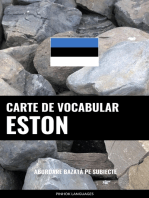 Carte de Vocabular Eston: Abordare Bazată pe Subiecte