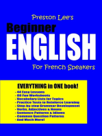 Preston Lee's Beginner English For French Speakers