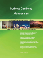 Business Continuity Management A Complete Guide - 2020 Edition