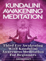 Kundalini Awakening Meditation: Third Eye Awakening With Kundalini Awareness Meditation For Beginners