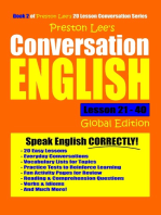 Preston Lee's Conversation English Global Edition Lesson 21: 40