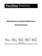 Miscellaneous Industrial Machinery World Summary: Market Values & Financials by Country