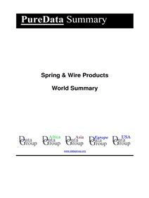 Spring & Wire Products World Summary: Market Values & Financials by Country