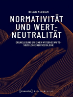 Normativität und Wertneutralität: Grundlegung zu einer Wissenschaftssoziologie der Soziologie