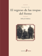 Regreso de las tropas del frente: Noviembre de 1918 (II-2)