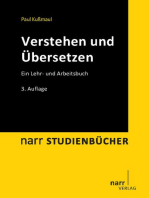 Verstehen und Übersetzen: Ein Lehr- und Arbeitsbuch