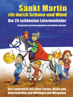 Sankt Martin ritt durch Schnee und Wind - Die 25 schönsten Laternenlieder: Das Liederbuch mit allen Texten, Noten und Gitarrengriffen zum Mitsingen und Mitspielen