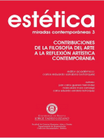 Estética: miradas contemporáneas 3: Contribuciones de la filosofía del arte a la reflexión artística contemporánea