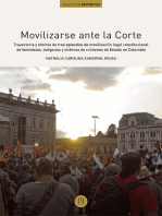 Movilizarse ante la Corte. Trayectoria y efectos de tres episodios de movilización legal constitucional de feministas, indígenas y víctimas de crímenes de Estado en Colombia