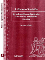 La educación obligatoria: su sentido educativo y social