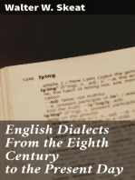 English Dialects From the Eighth Century to the Present Day