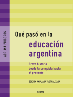 Qué pasó en la educación argentina: Breve historia desde la conquista hasta el presente