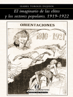 El imaginario de las elites y los sectores populares 1919-1922