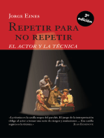 Repetir para no repetir: El actor y la técnica