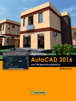 Aprender AutoCAD 2016 con 100 ejercicios prácticos