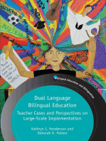 Dual Language Bilingual Education: Teacher Cases and Perspectives on Large-Scale Implementation