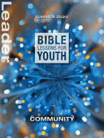 Bible Lessons for Youth Summer 2020 Leader: Community