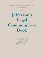 Jefferson's Legal Commonplace Book