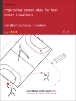 Improving speed play for fast break situations (TU 4): Handball technical literature