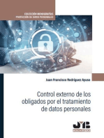 Control externo de los obligados por el tratamiento de datos personales