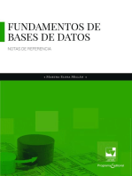 Fundamentos de bases de datos: Notas de referencia