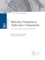 Métodos numéricos aplicados a Ingeniería: Casos de estudio usando MATLAB