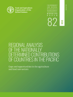 Regional Analysis of the Nationally Determined Contributions in the Pacific: Gaps and Opportunities in the Agriculture and Land Use Sectors