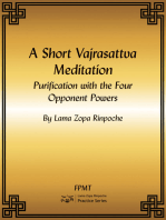 A Short Vajrasattva Meditation: Purification with the Four Opponent Powers eBook