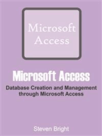 Microsoft Access: Database Creation and Management through Microsoft Access