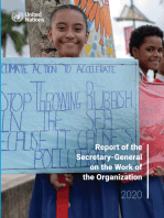 Report of the Secretary-General on the Work of the Organization