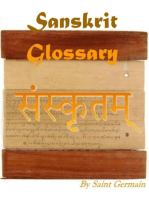 Sanskrit Glossary