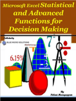 Microsoft Excel Statistical and Advanced Functions for Decision Making