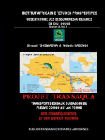 Projet Transaqua : Transfert des Eaux du Bassin du fleuve Congo au lac Tchad: Ses Conséquences, ses Enjeux et Pistes de solutions