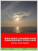 Secret Codes for Learning Italian, Part III - Noun Cognates